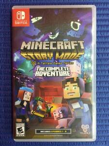 【GB2508/60/0】Switchソフト★海外版 MINECRAFT: STORY MODE -THE COMPLETE ADVENTURE★マインクラフト コンプリートアドベンチャー★
