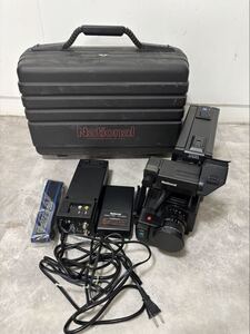 National ナショナル ビデオカメラ VW-SHM3 ケース付き VHSビデオ一体型カメラ HANDYCAM 通電未確認 やや汚れあり 120サイズ