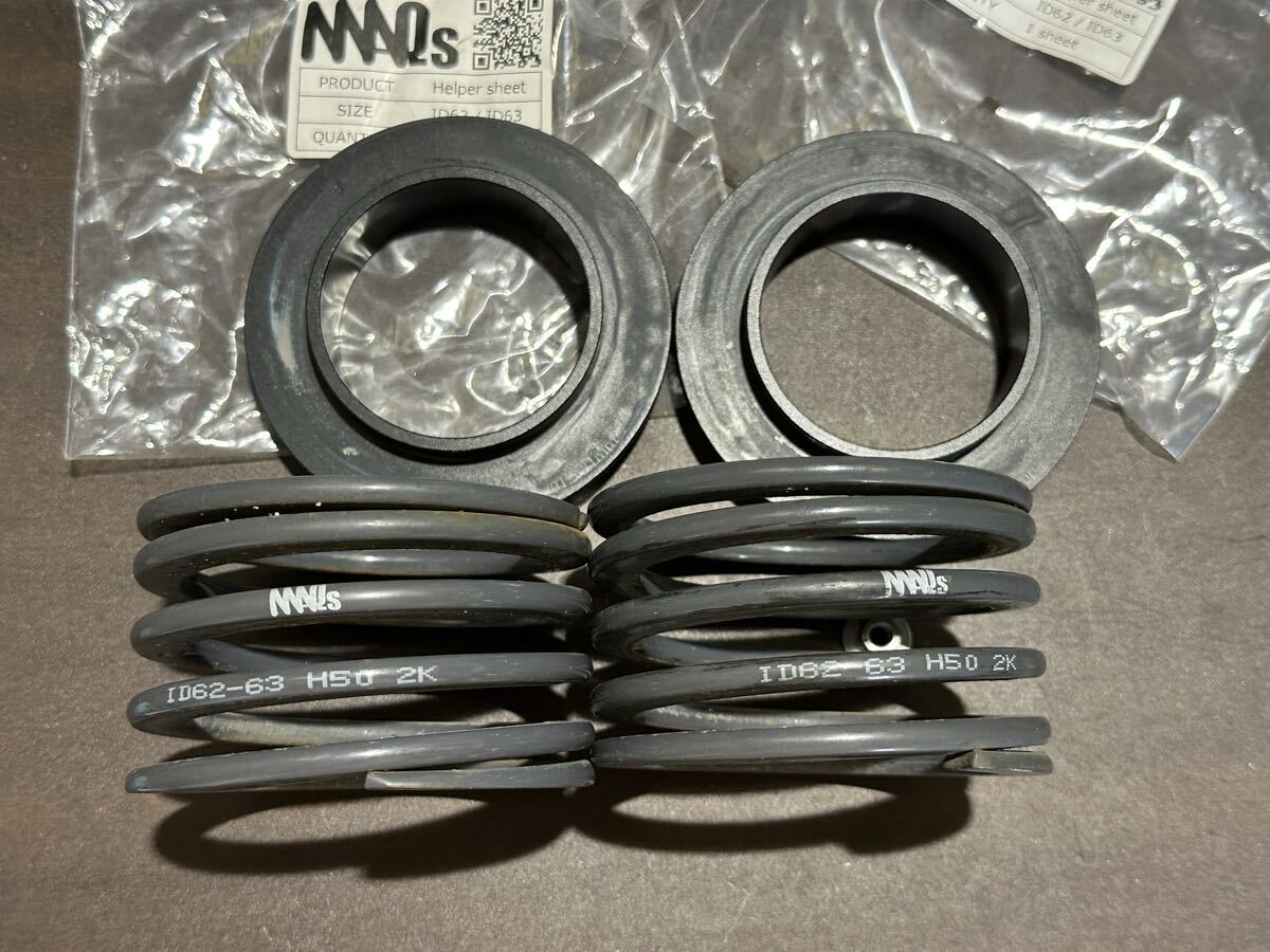 新品　MAQs スプリング １台分セット MAQs 車高調 直巻スプリング リスト| MAQs サスペンション