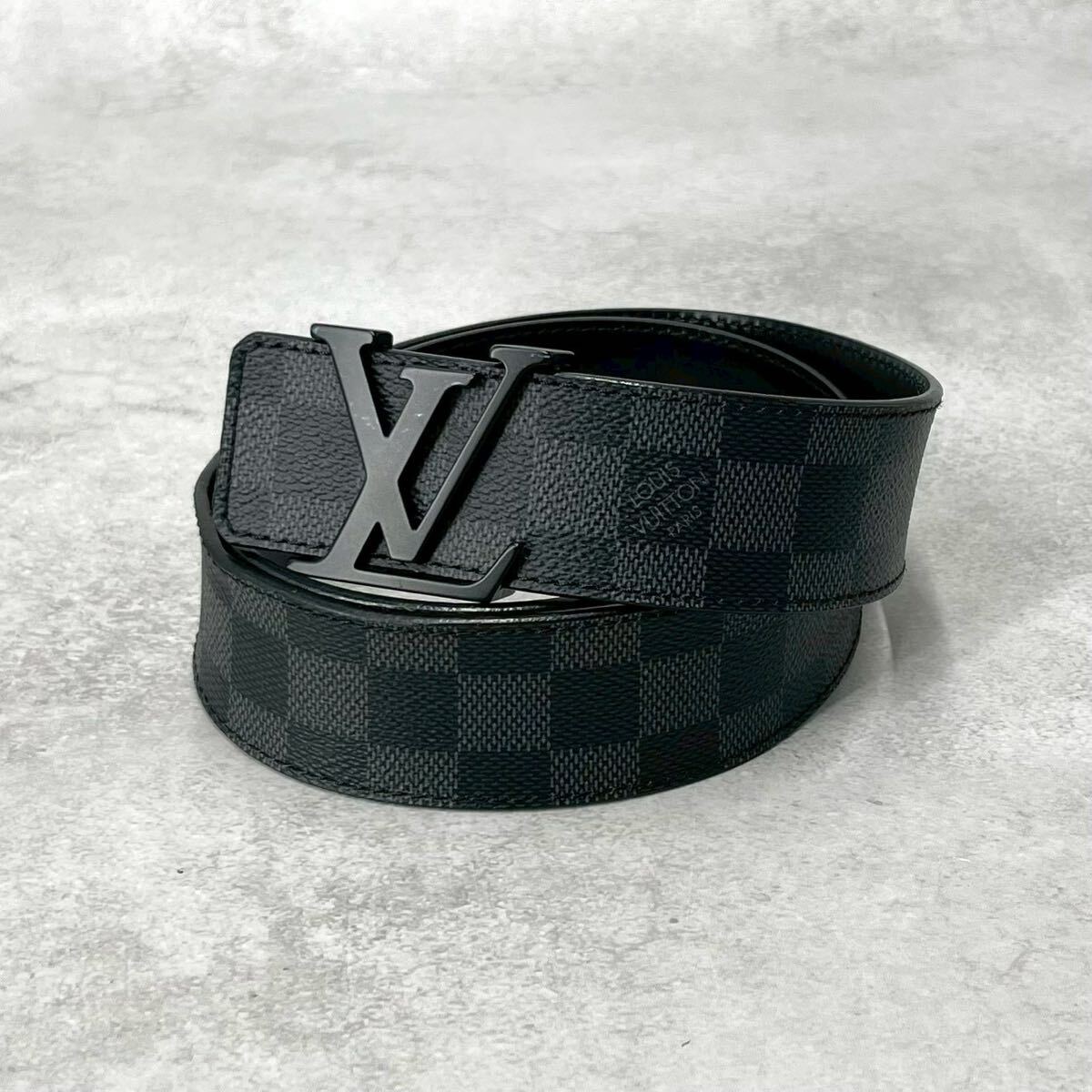 ⭐ 極美品 ✨Louis Vuitton ダミエ ベルト 100/40 ベルト・ダミエプリント 40MM ダミエ・アンフィニ｜ルイ
