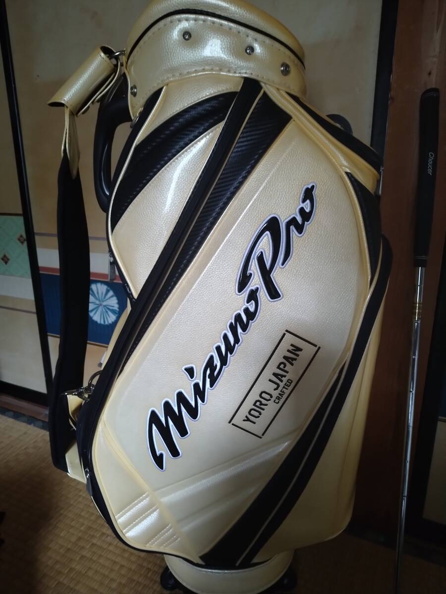 美品　ラウンド未使用　ミズノプロ 養老ジャパン キャディバッグ ミズノ YORO JAPAN CRAFTED 養老 限定キャディバッグ - メルカリ