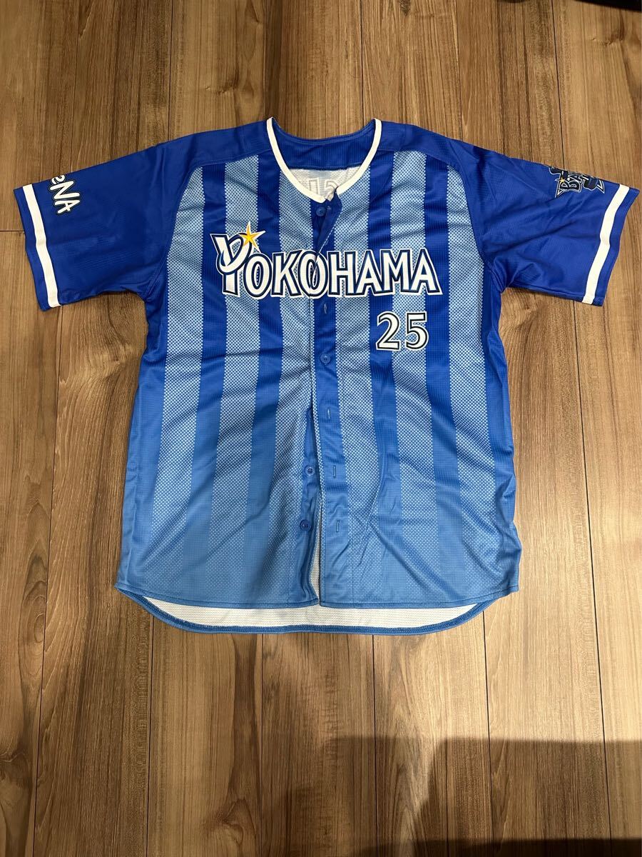 筒香嘉智　bluemates2024 ユニフォーム 青 サインなし HOME|ユニフォーム|#25 筒香嘉智|商品一覧|BAYSTORE ONLINE