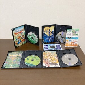 【中古】〈PS2ソフト〉4本セット ドラゴンクエスト8&キングダムハーツ&聖剣伝説4&ロマンシングサガ プレステ2★A2510-0252