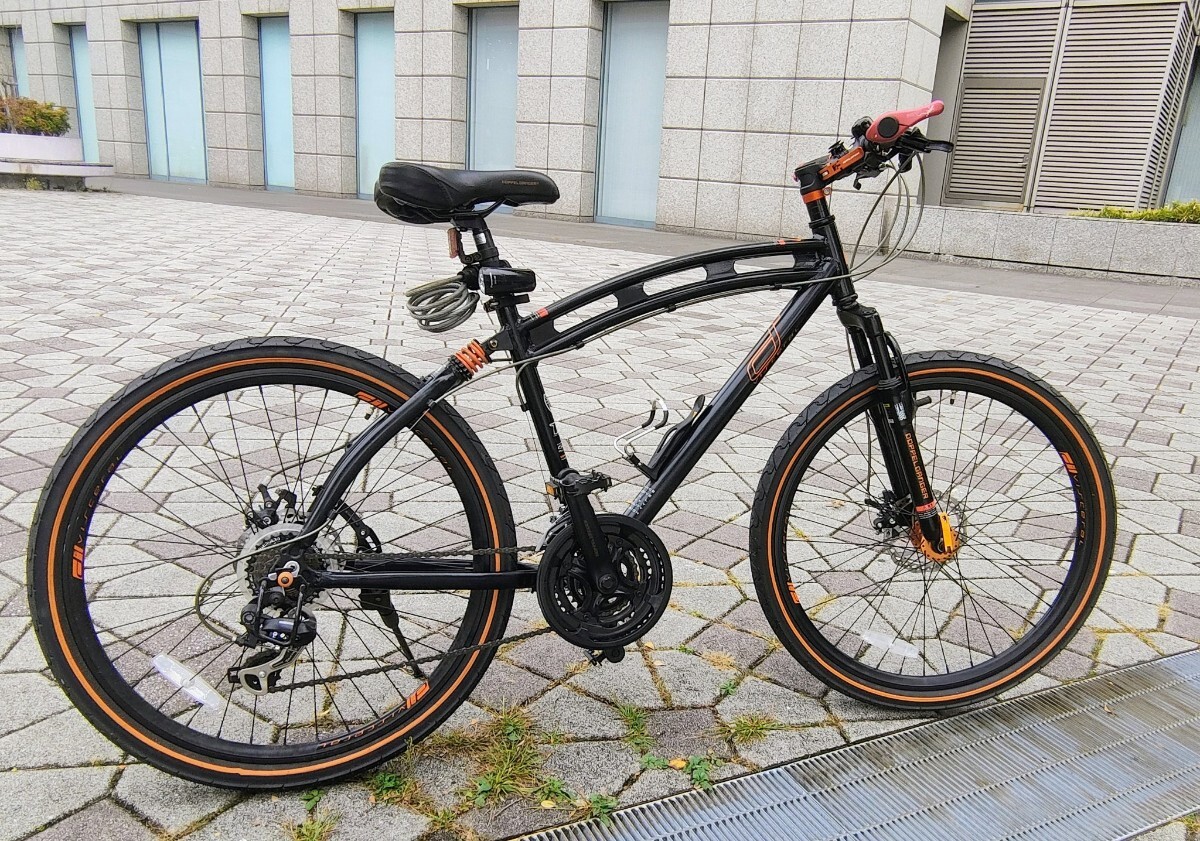 未整備　メーカー不明　ビンテージ　クロスバイク ジャンク HIKARI CYCLE 「ヒカリサイクル」 年式不明 クロス