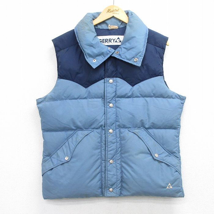 メンズ　ダウンベスト　サイズ３　未使用 FLAG ON CREW ダウンベスト メンズ ベスト カラーファスナー