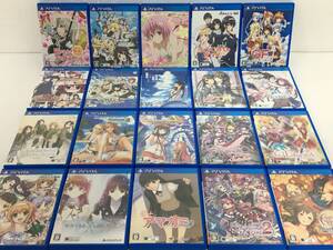 ★☆ソ790 PSVITA ソフト 美少女ゲーム 全て 動作確認済み 冊子付き ダブり無し 20本 まとめ売り エビコレ+アマガミ ホワイトアルバム2 他