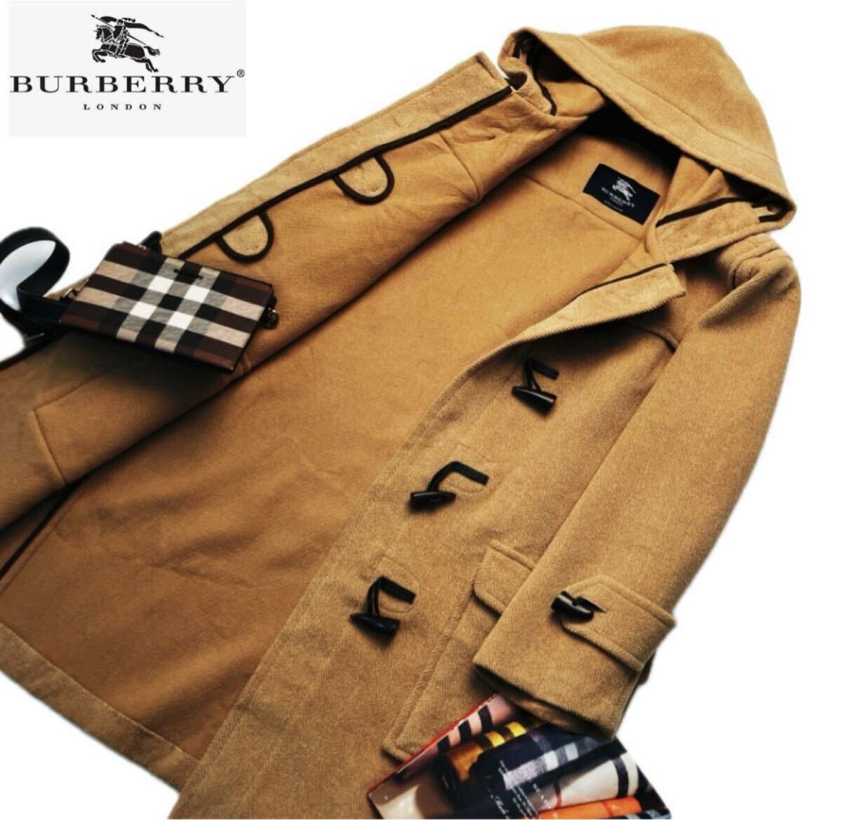 2025年最新】Yahoo!オークション -バーバリーダッフルコートの