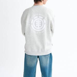 ★送料無料★2025秋冬 新品【ELEMENT/エレメント】LOGO CREW トレーナー WHH メンズM BF022009