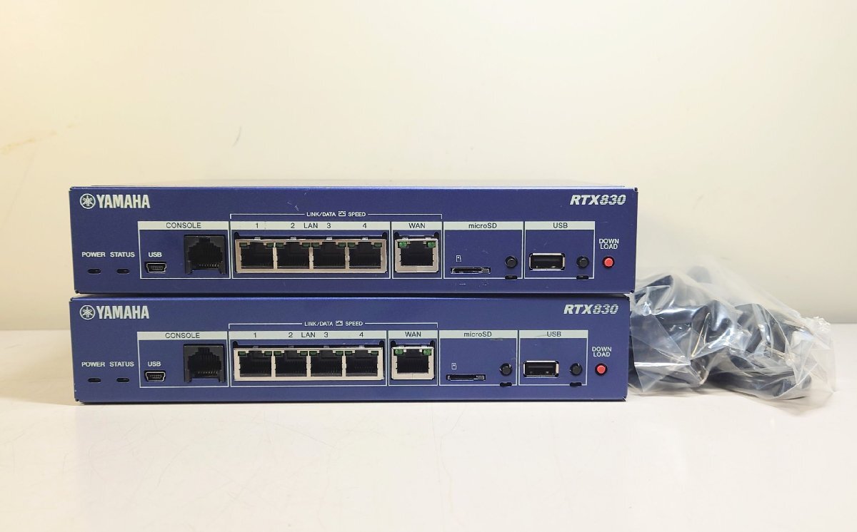 YAMAHA RTX830 初期化済み　ルーター　2 楽天市場】□＃YAMAHA/ヤマハ ギガアクセスVPNルーター RTX830