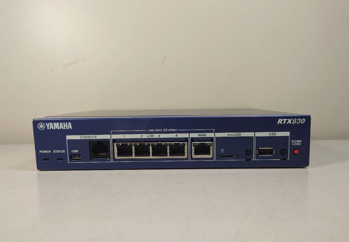 【新品未使用品】YAMAHA RTX830 有線LANスイッチングハブ YAMAHA ヤマハ 小規模拠点向けギガアクセスVPNルーター