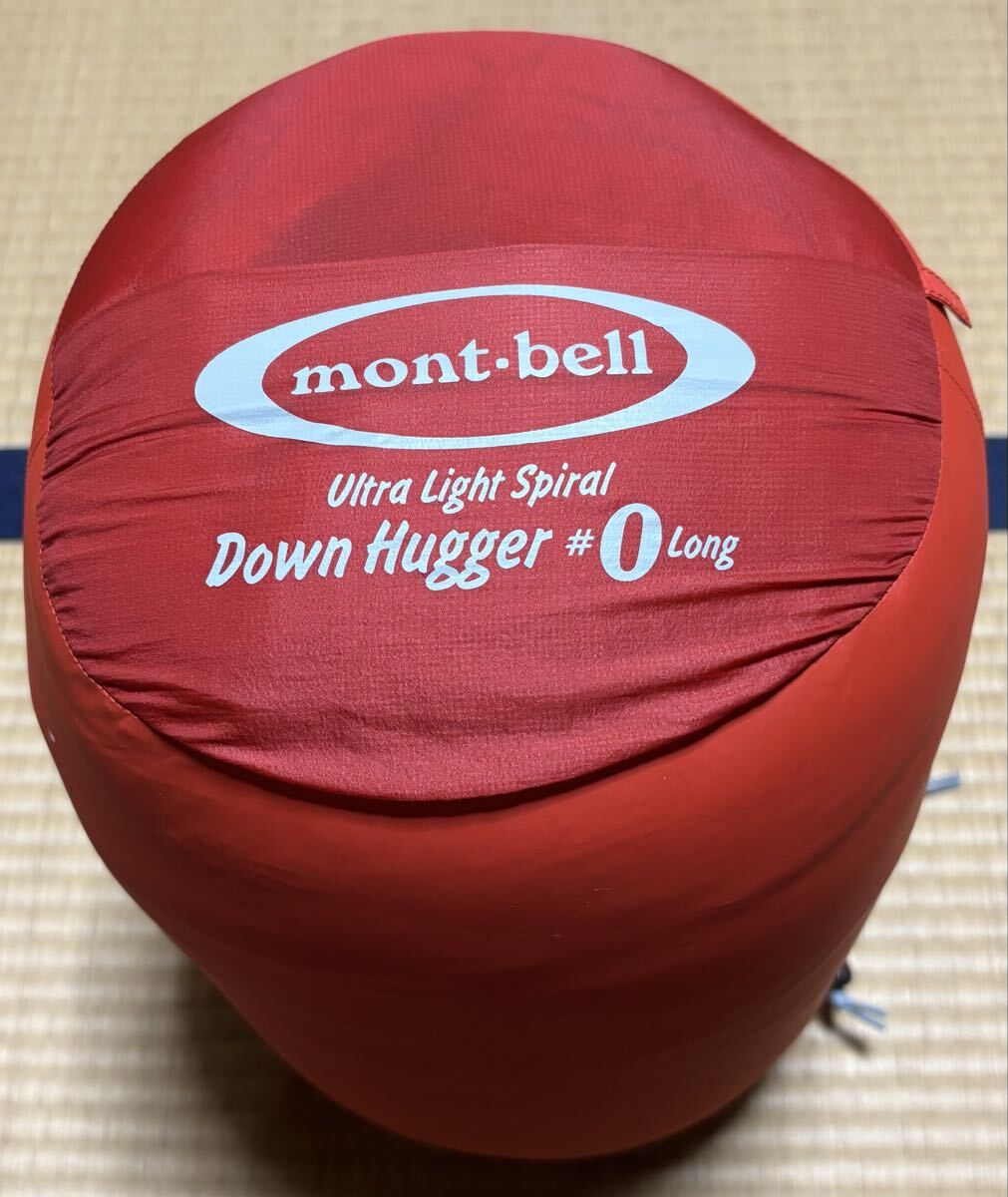 モンベル　スーパースパイラル　ダウンハガー　#0 ロング　未使用 モンベル(montbell) U.L.スーパー スパイラルダウンハガー#0