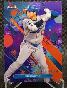 大谷翔平 250枚限定 パープル 【2025 TOPPS FINEST BASEBALL COMMON #16 SHOHEI OHTANI PURPLE REFRACTOR】 ロサンゼルス・ドジャース