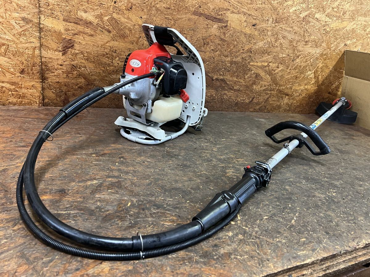 長崎発　メーカー不明　CG430 中古　実働品　刈払い機　背負い式　草刈機 長崎発 メーカー不明 CG430 中古 実働品 刈払い機 背負い式 草刈機