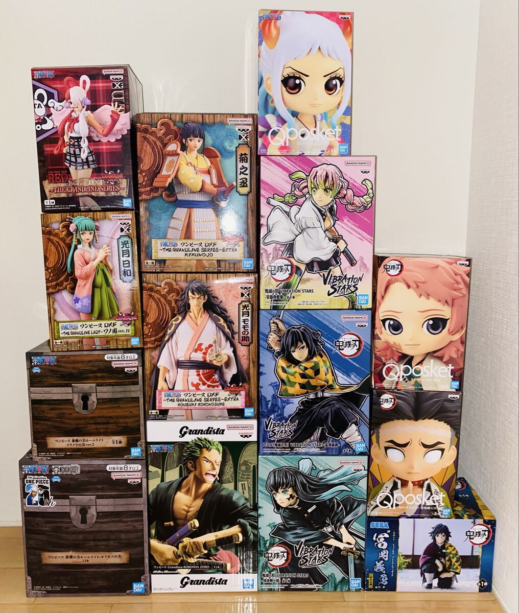 最新プライズ　鬼滅の刃　呪術廻戦　ワンピース　コナン　フィギュア　まとめ売り フィギュアまとめ売り被りなしジャンプワンピース鬼滅の刃呪術廻戦