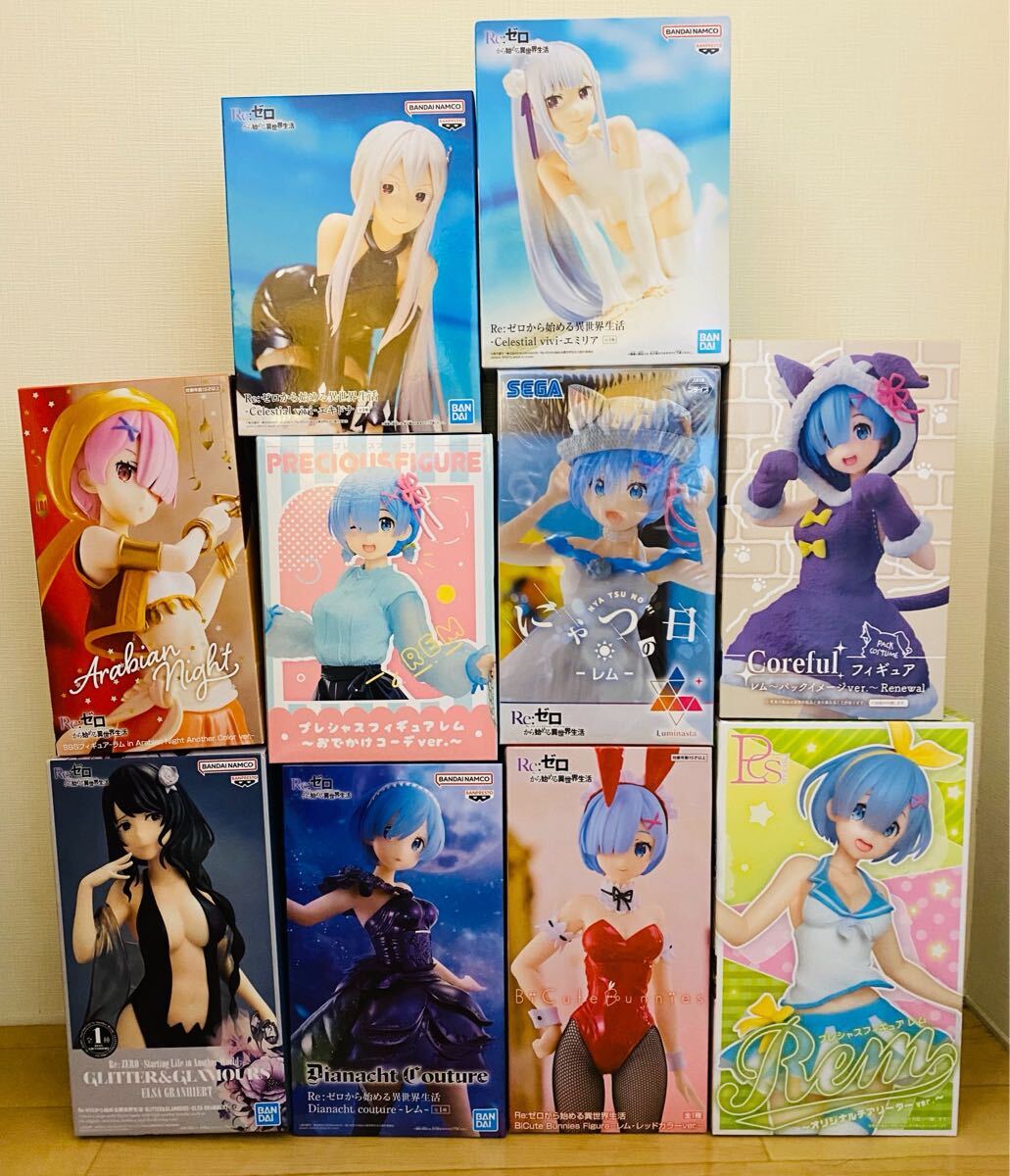 未開封　Reゼロ　プライズフィギュア１４点セット② 2025年最新】Yahoo!オークション -リゼロ フィギュア プライズの