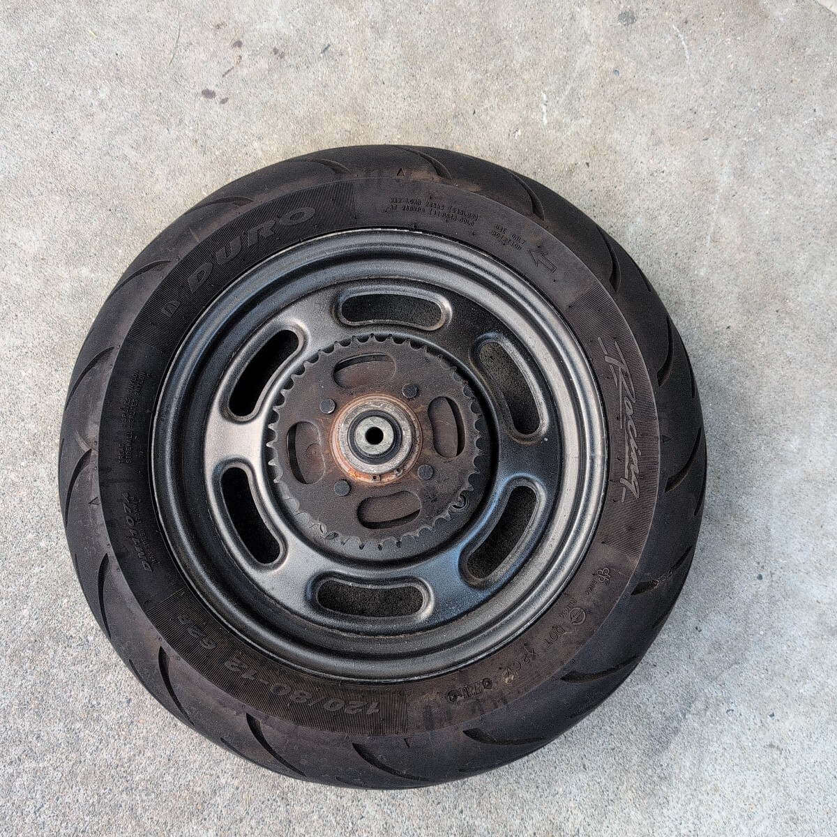 エイプ50 ホイール　タイヤ付き Yahoo!オークション - 00996 ホンダ エイプ50 AC18 タイヤ