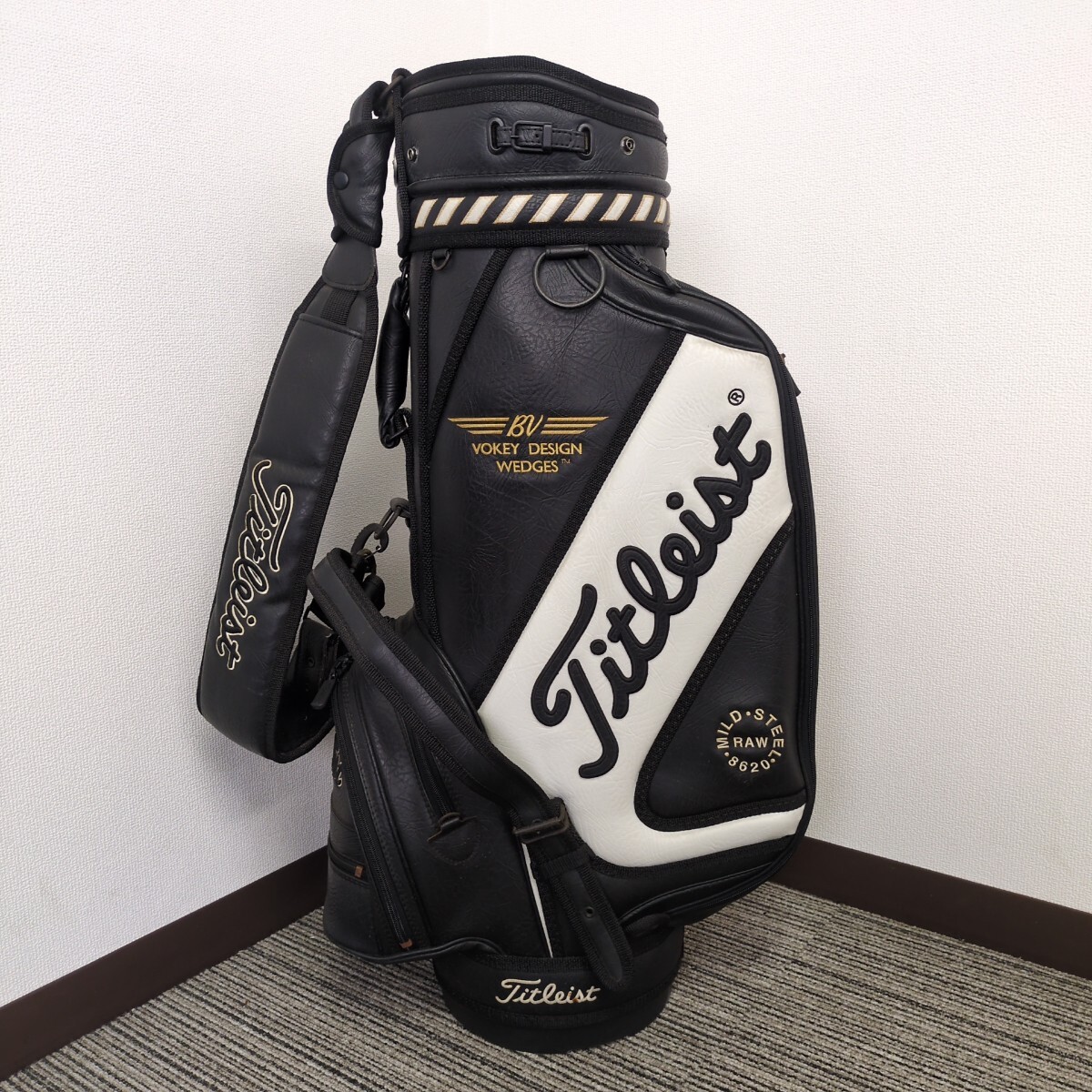 【希少・非売品】Titleist タイトリスト キャディバッグ　アスリートモデル tb25sx6a-03.jpg