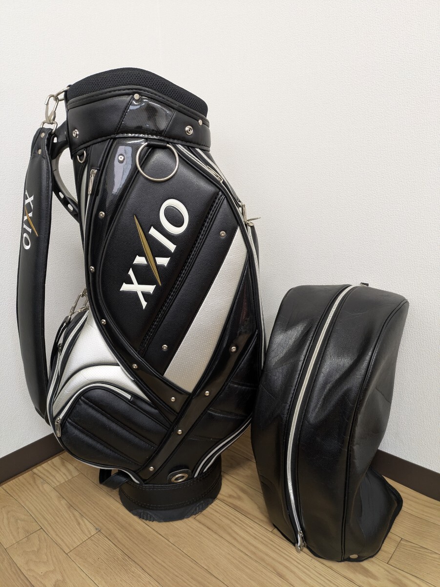 XXIO ゴルフキャディバッグ 黒 楽天市場】ゼクシオ キャディバッグ XXIO 超軽量スタンダード