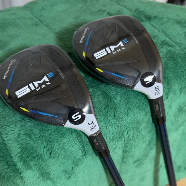 SIM2 MAX レスキュー 4U・5U 2本セット 純正スチールS SIM2 MAX レスキュー 4U・5U 2本セット 純正スチールS