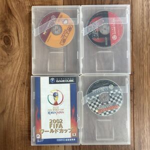 ●未チェックジャンク品 2002FIFAワールドカップ マリオカート ギフトピア 大乱闘スマッシュブラザーズ ゲームキューブ