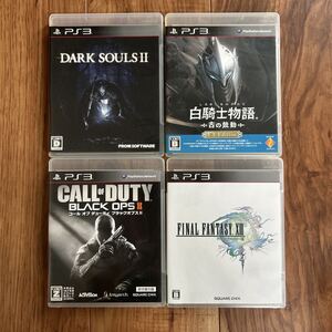 ●@未チェックジャンク品 ダークソウル2 ブラックオプス2 ファイナルファンタジーXIII 白騎士物語 PS3 ソフト