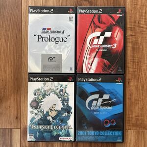 ☆13未チェックジャンク品 GRANTURISMO2001 テイルズオブレジェンディア GranTurismo3 A-spec GRANTURISMO4 PS2 ソフト