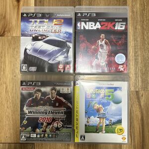 ●@未チェックジャンク品 みんなのGOLF5 ウイニングイレブン2010 テストドライブアンリミテッド2 NBA2K16 PS3 ソフト