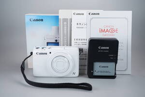 ★外観美品 元箱★Canon キャノン PowerShot パワーショット N100 ホワイト デジカメ デジタルカメラ コンパクトカメラ コンデジ#1313