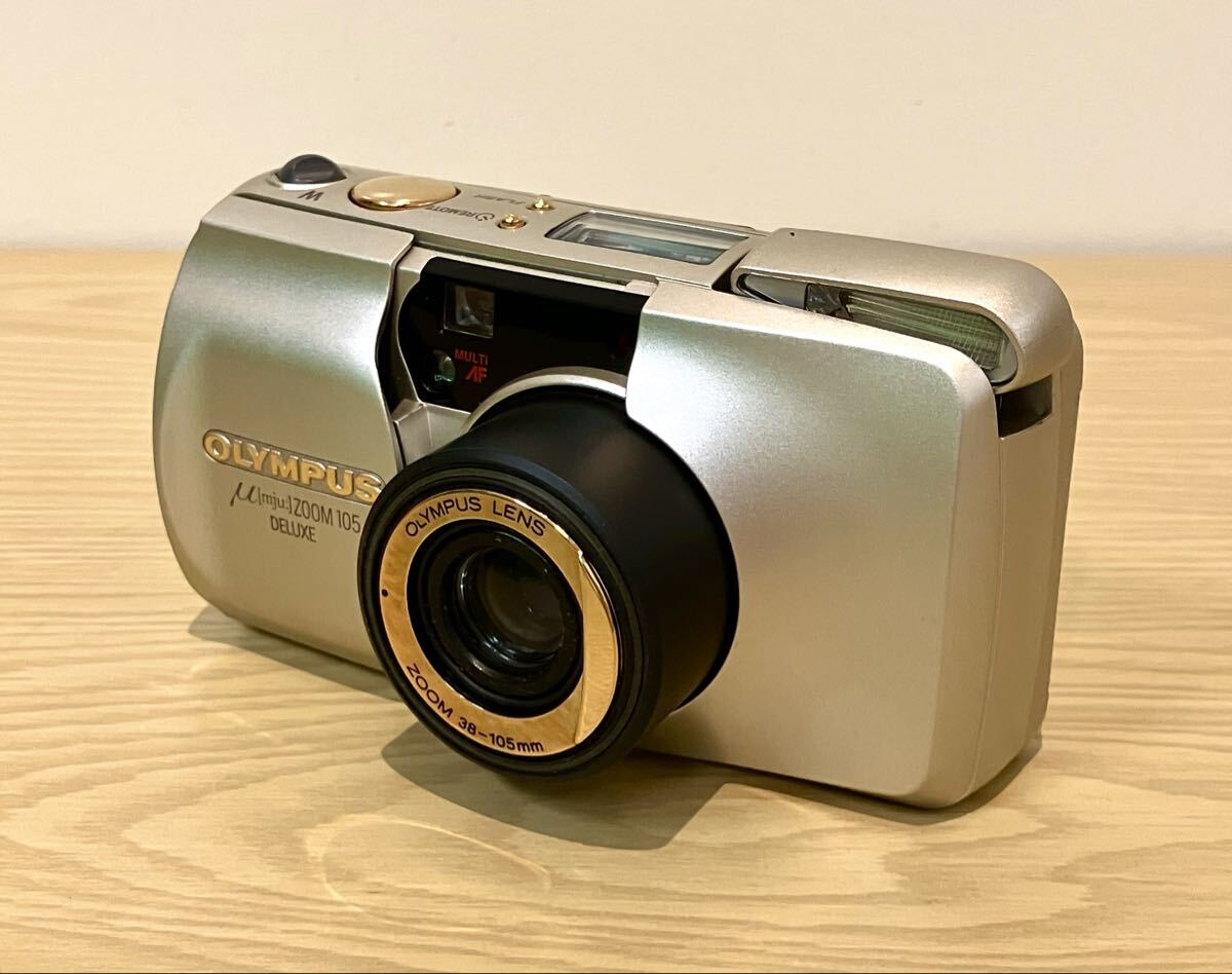 OLYMPUS μ ミュー　初代　コンパクトフィルムカメラ 希少品 OLYMPUS μ 初代 フィルムカメラ 完動品】OLYMPUS μ 初代