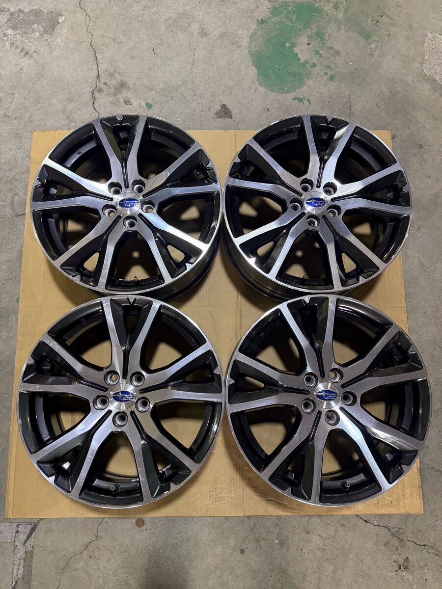 スバル 純正 アルミセット 17×7J 5H114.3 +55 スタッドレス 純正オプション】スバル 純正OP SAA 17in 7J+55 PCD114.3