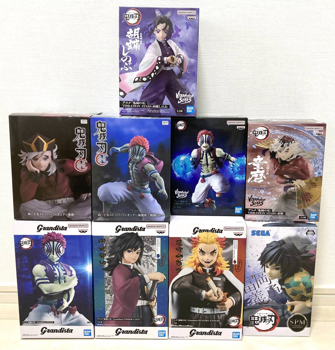 【新品・未開封品】鬼滅の刃 フィギュア 6体セット 未開封】鬼滅の刃 上弦の鬼6体セット