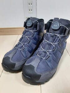 美品 レディース モンベル マウンテンクルーザー 400 BOA 24.0cm mont-bell ネイビー