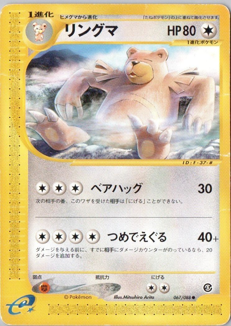 PSA10　ヒメグマ　リングマ　連番　カードe PSA10 鑑定品 希少》ヒメグマ リングマ 連番 PSA カードe - メルカリ