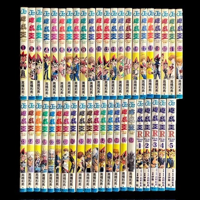 遊戯王　全38巻 初版セット 遊戯王1巻～38巻 （1巻ほか、ほぼ全て初版セット）＋キャクター