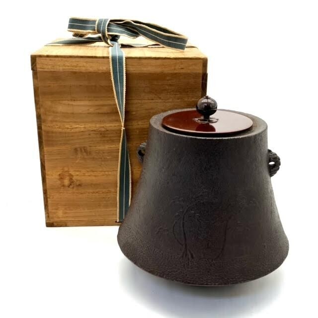 茶道具　富士釜　D352 茶道具 富士釜 D352 美術品・アンティーク・コレクション