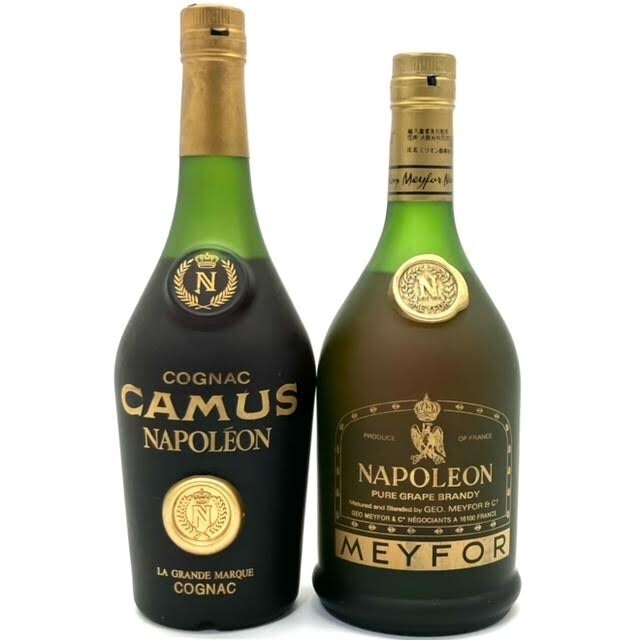 コニャック CAMUS カミュ ナポレオン ブランデー 2本セット Yahoo!オークション -「カミュ ナポレオン 2本」(コニャック