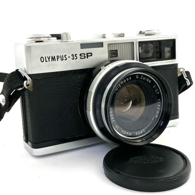 【ジャンク品】OLYMPUS-35SP フィルムカメラ はじめてのフィルムカメラに】OLYMPUS 35SP / G.Zuiko 42mm F1.7
