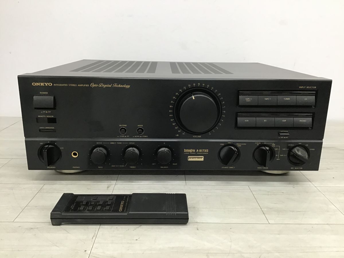 整備済 ONKYO オンキョー プリメインアンプ Integra A-817D 整備済 ONKYO オンキョー プリメインアンプ Integra A-817D 整備済