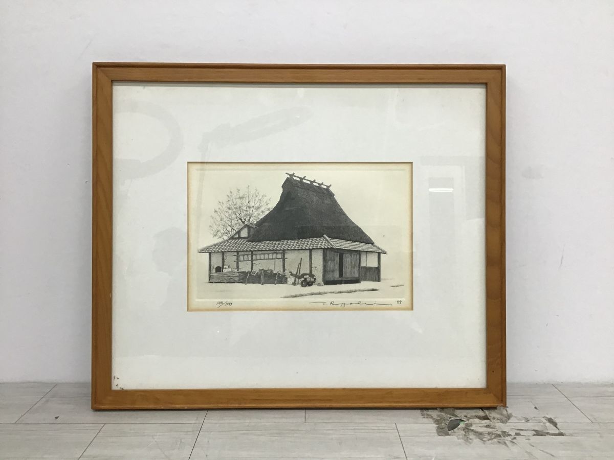 449 真作保証 直筆サイン 田中良平 40/150 銅版画 1984 449 真作保証 直筆サイン 田中良平 40/150 銅版画 1984 449 真作