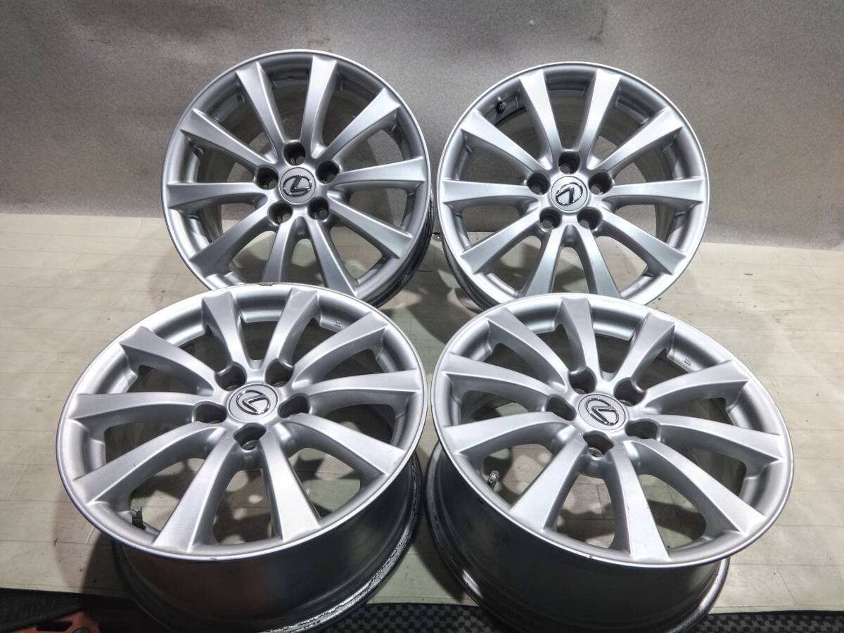 LEXUS IS250 バージョンS 後期 純正 ホイール 4本セット LEXUS IS250 バージョンS 後期 純正 ホイール 4本セット - メルカリ