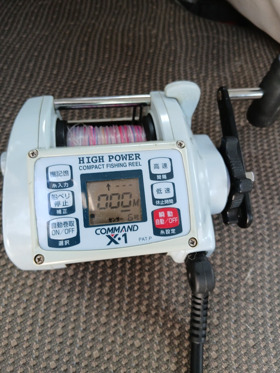★ミヤマエ★　ミヤエポック COMMAND X-10 電動リール MIYA EPOCH ミヤマエ/ミヤエポック 電動リール COMMAND X-10