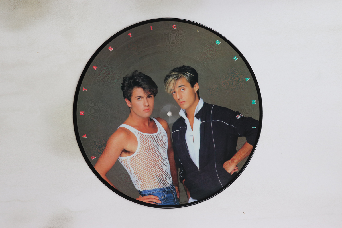 【限定ピクチャー盤】Wham! Fantastic プロモ 希少 Wham Fantastic Japanese Picture disc LP — RareVinyl.com