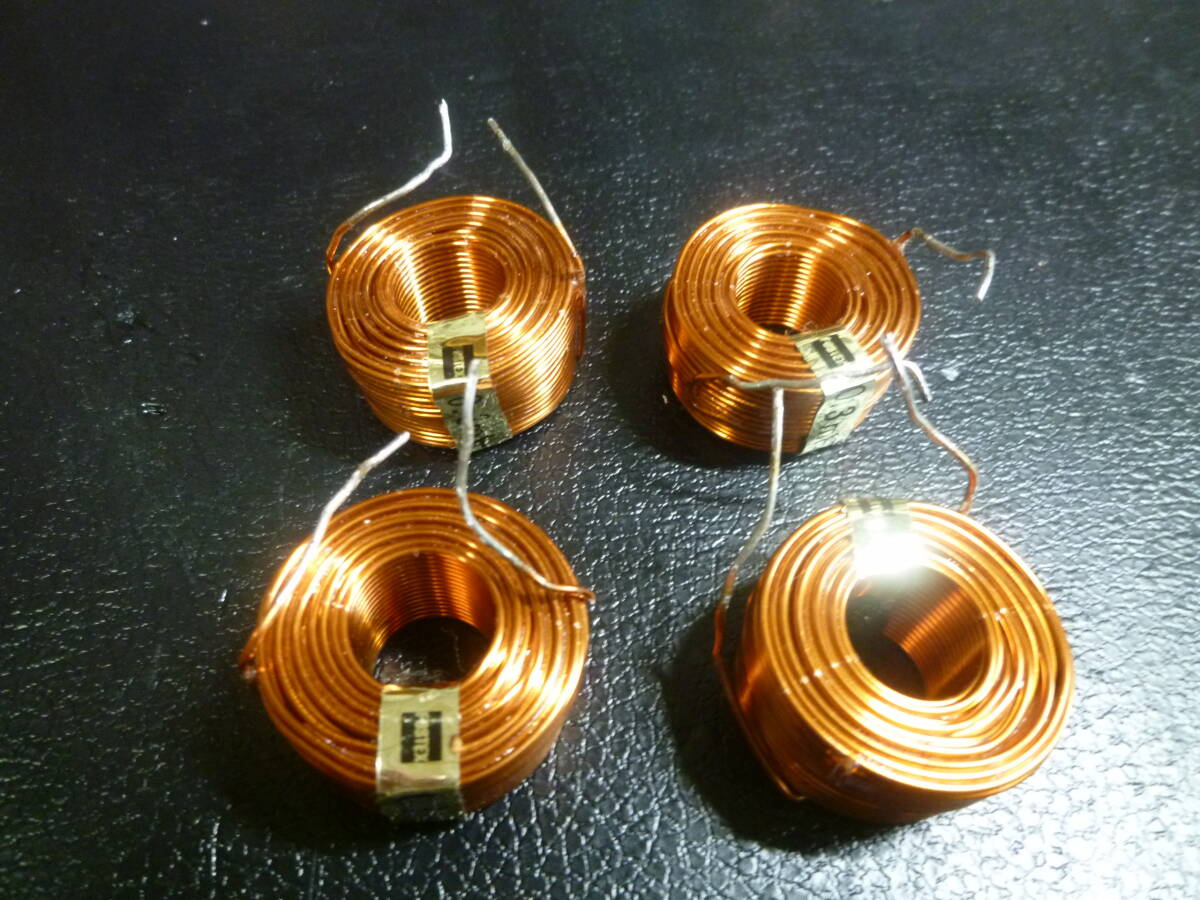 フォステクス　空芯コイル　3.5mHペア　元箱付き FOSTEX フォステクス 3 5mH ネットワーク 空芯コイル ペア