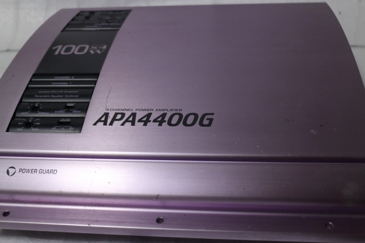 ADDZEST アゼスト　APA4400G パワーアンプ アゼストカーパワーアンプAPA4400G - メルカリ