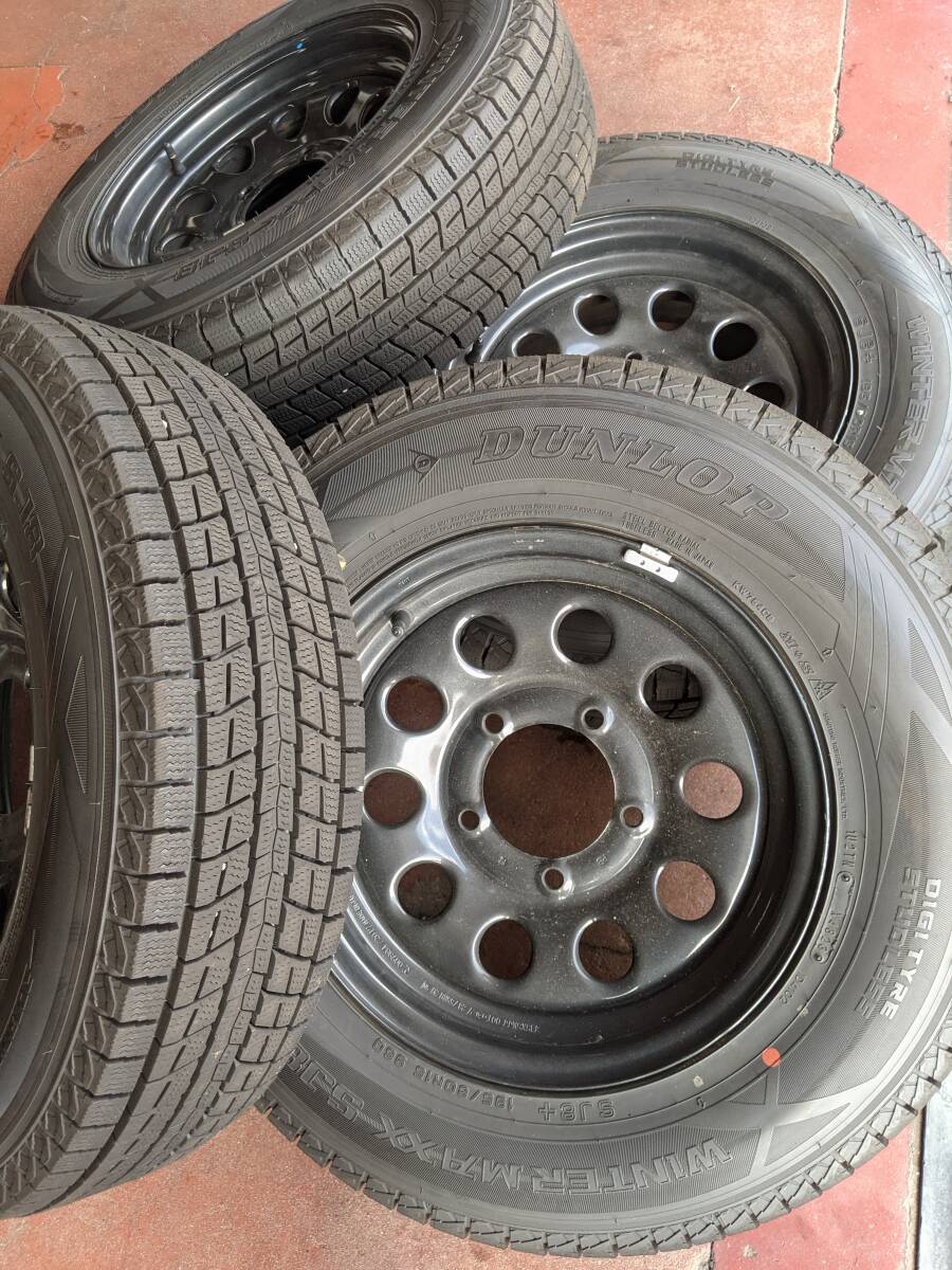 ジムニーシエラ純正ホイール スタッドレス4本セット 22年製　溝8mm前後 ジムニーシエラ純正ホイール スタッドレス4本セット 22年製 溝