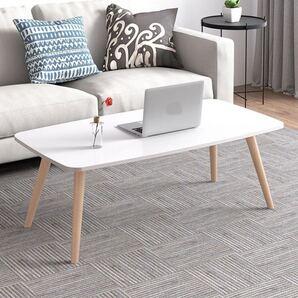 ローテーブル 木製 テーブル 一人暮らし 幅80×奥行40cm 可愛い 北欧