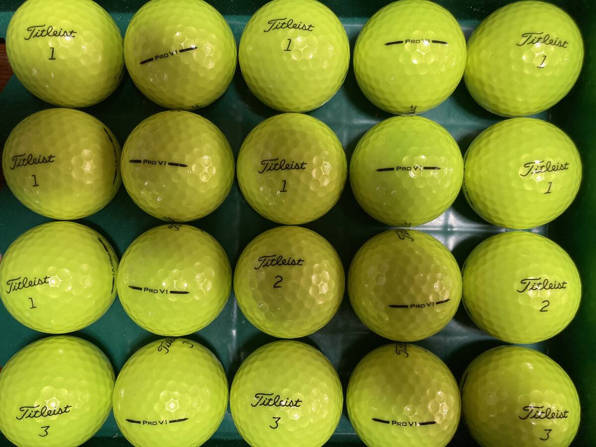 タイトリスト　PRO　V1　2025 イエロー　2ダース　未使用品 Pro V1 【2025年モデル】【2ダースセット】 ゴルフ ボール