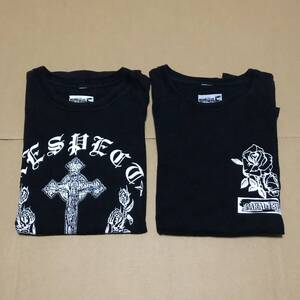 喧嘩番長5 漢の法則 Tシャツ 黒 Lサイズ 2種 USED  ★★★送料無料★★★ 入手困難 超レア PSP ゲーム