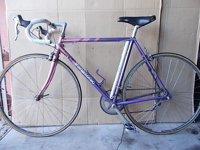 Panasonic ロードバイク 紫　ジャンク Yahoo!オークション -「panasonic パナソニック」(ロードバイク