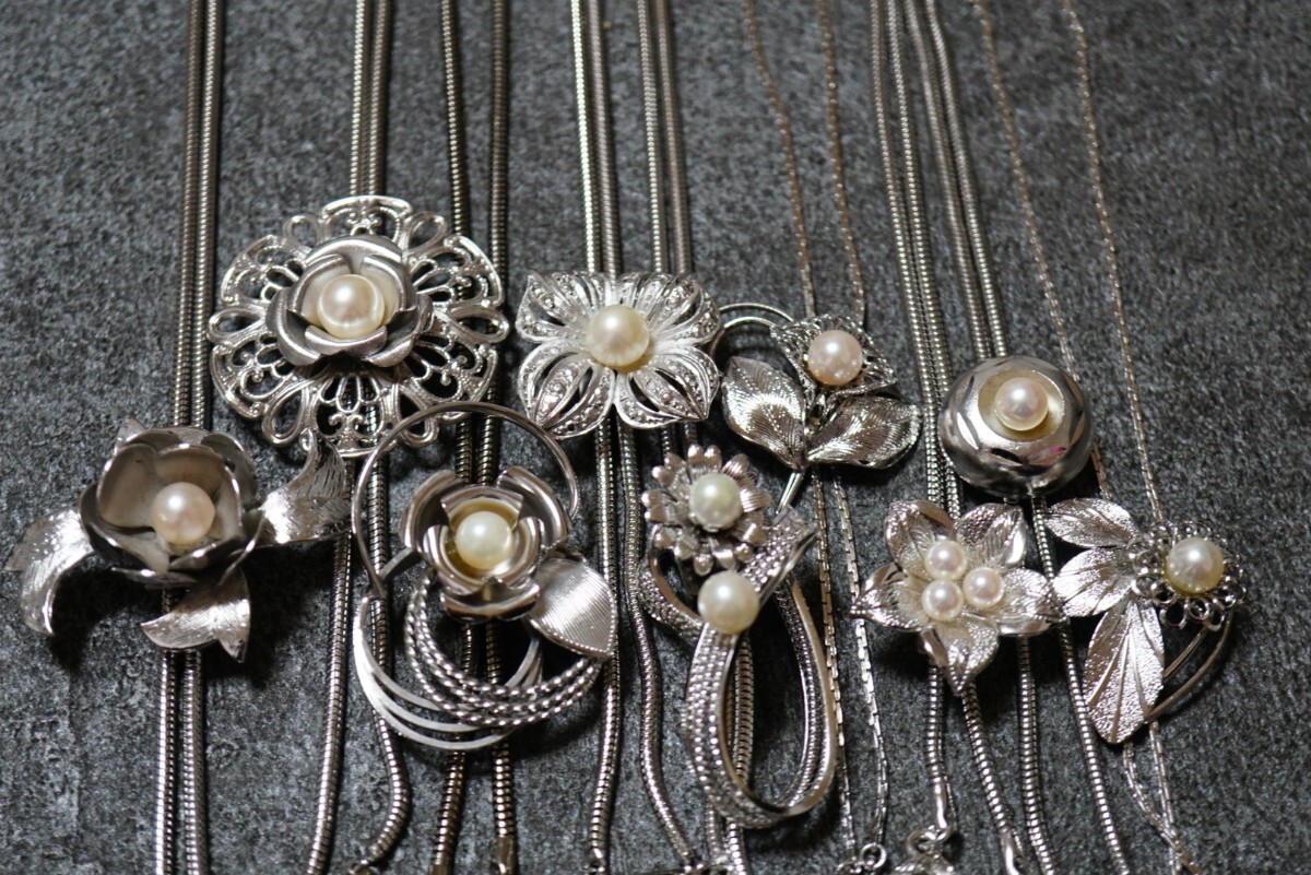 パール アクセサリー まとめ売り 15 Yahoo!オークション -「アクセサリー まとめて」(真珠) (ネックレス